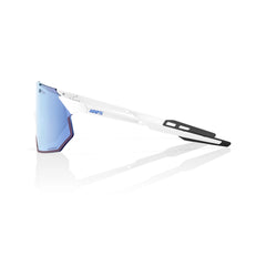 Gafas 100% Hypercraft SQ Soft Tact Blanca Lente Hiper Azul Espejo