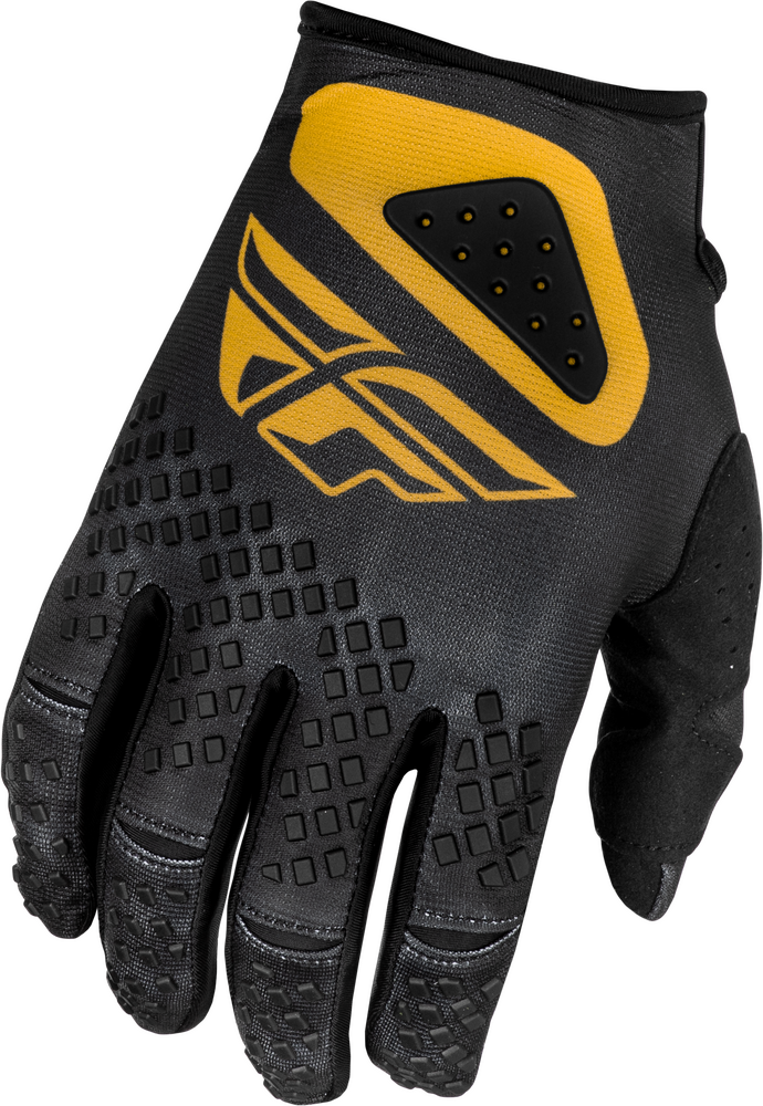 Guantes Fly Kinetic Center Negro/Dorado Niño