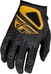Guantes Fly Kinetic Center Negro/Dorado Niño