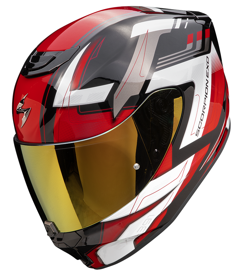Casco Scorpion EXO-391 Captor Negro/Rojo