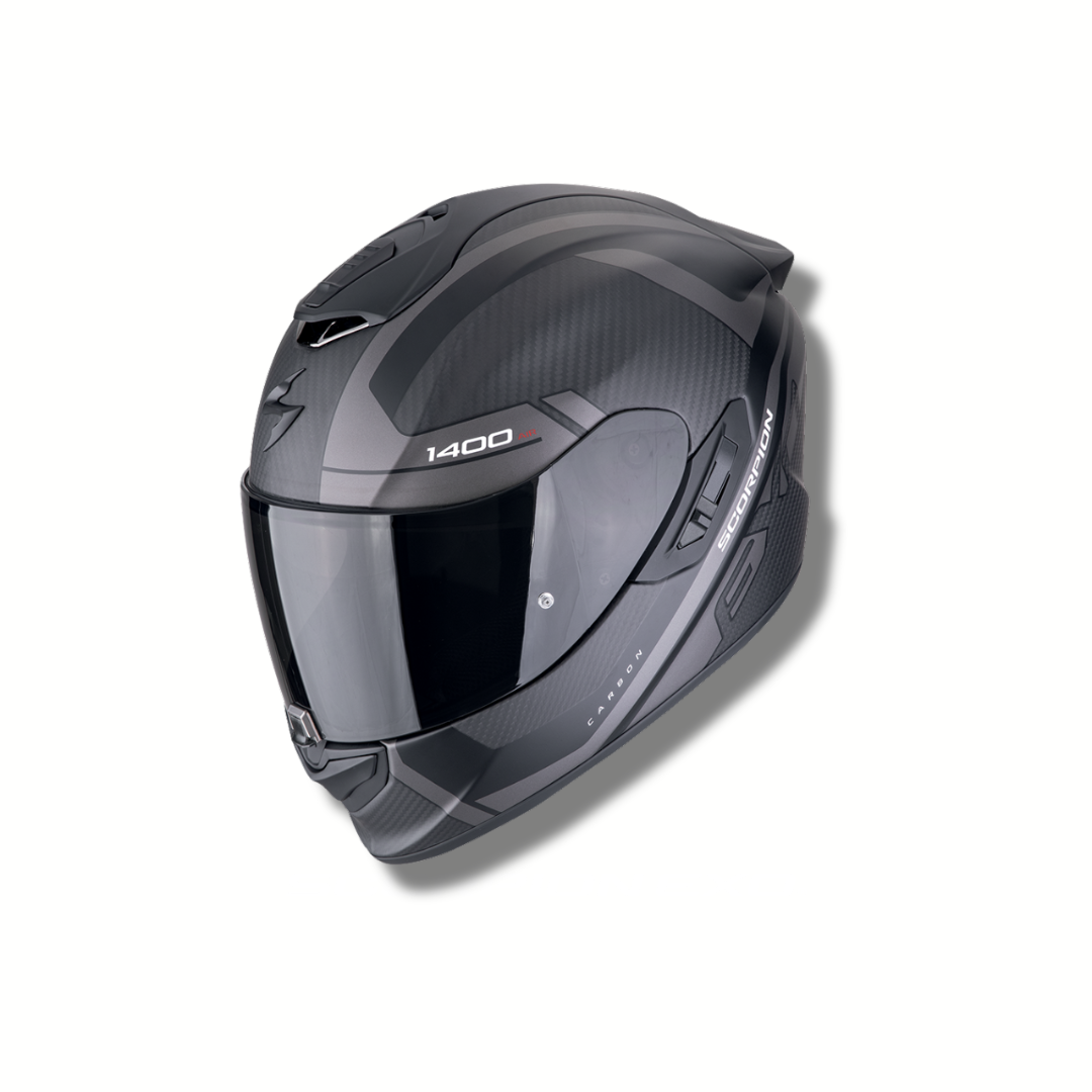 Casco Scorpion EXO-1400 Evo II Carbon Air Enko Negro Mate/Silver