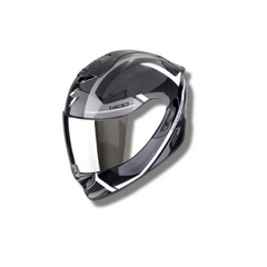 Casco Scorpion EXO-1400 Evo II Carbon Air Enko Negro/Silver/Blanco