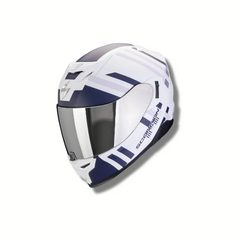 Casco Scorpion EXO-520 Evo Air Banshee Blanco Mate/Azul/Purpura
