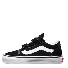 Zapatos Vans Old Skool Velcro Negro/Blanco Niño