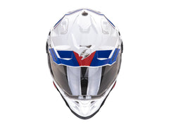 Casco Scorpion ADF-9000 Air Desert Blanco/Azul/Rojo