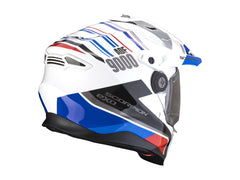 Casco Scorpion ADF-9000 Air Desert Blanco/Azul/Rojo