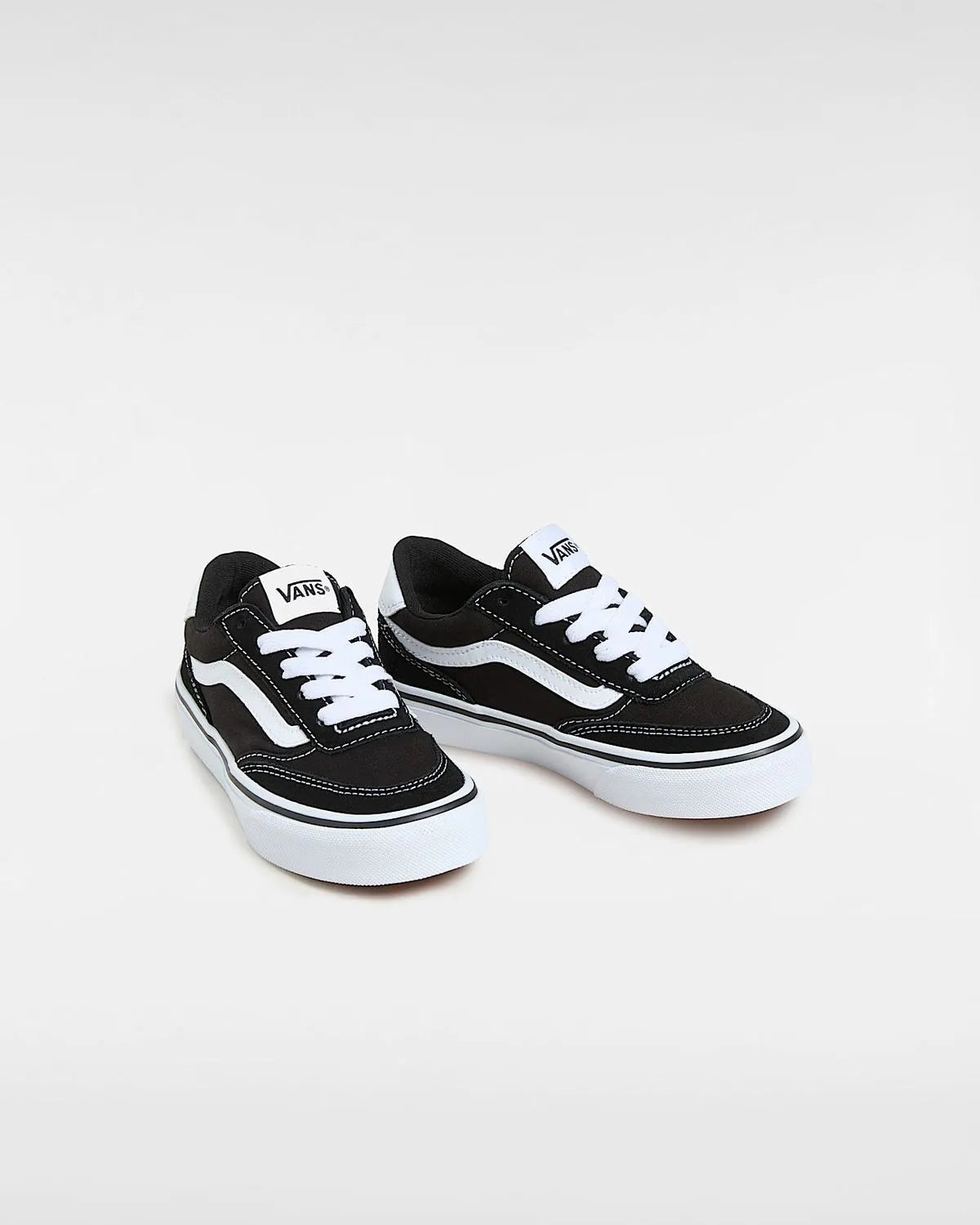 Zapatos Vans Brooklyn Ls Negro/Blanco Niño