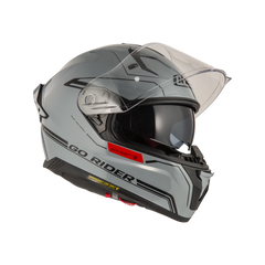 Casco NZI Go Rider Radikal Duo Nouveau Gris