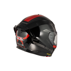Casco NZI Go Rider Radikal Duo Nouveau Negro/Rojo