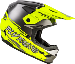 Casco Fly Kinetic Surge Gris/Hi-Vis Niño