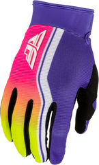 Guantes Fly F-16 Raze Morado/Rojo/Amarillo