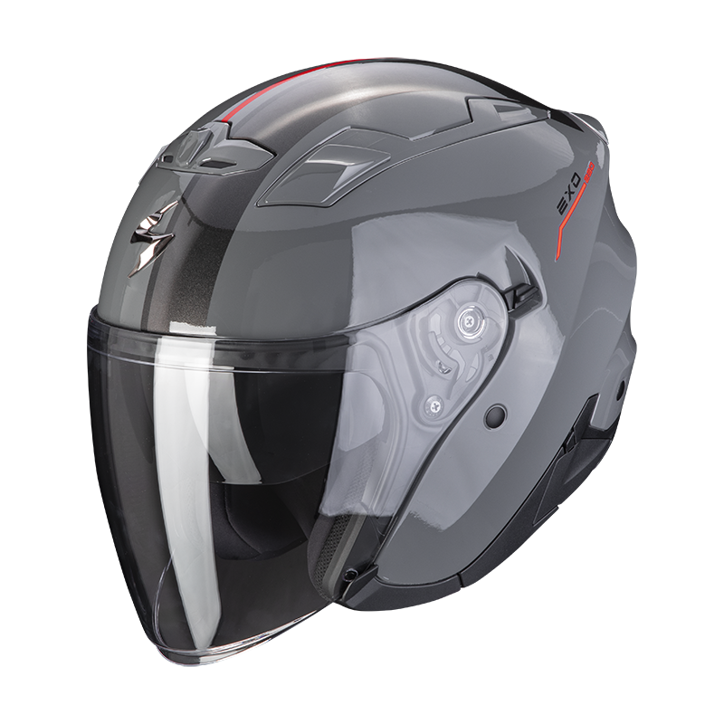 Casco Scorpion Exo-230 SR Gris/Rojo