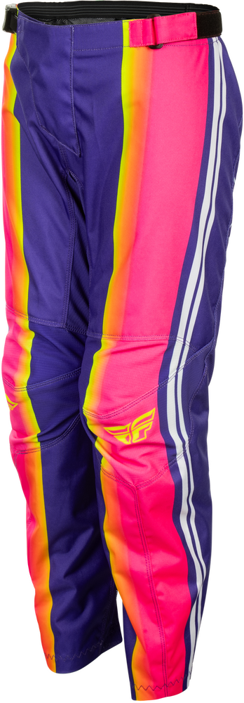 Pantalón Fly F-16 Raze Morado/Rojo/Amarillo Niño