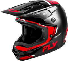 Casco Fly Kinetic Verdict Negro/Rojo/Blanco