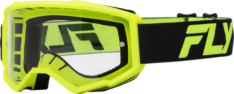 Goggle Fly Focus Negro/Hi Vis Lente Clear