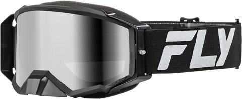 Goggle Fly Zone Elite Negro/Silver Lente Humo Espejo