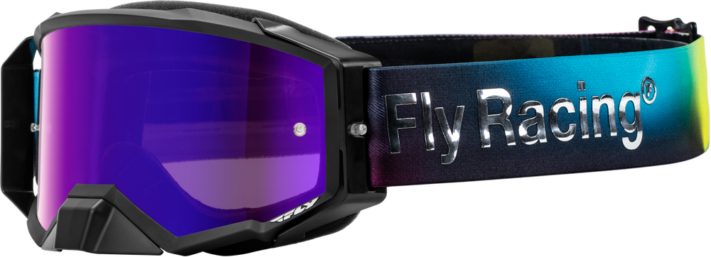 Goggle Fly Zone Elite Legacy Fuscia Azul Electrico Hi Vis Lente Azul