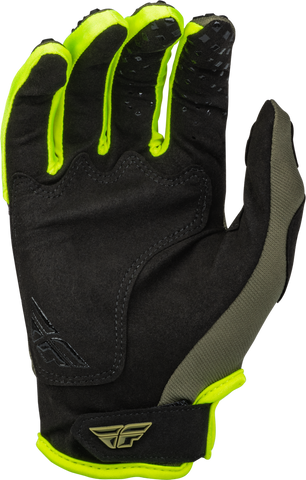 Guantes Fly Kinetic Verde Oliva/Hi Vis Niño