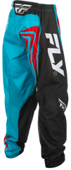 Pantalón Fly F-16 Cyan Negro Rojo 2025 Niño