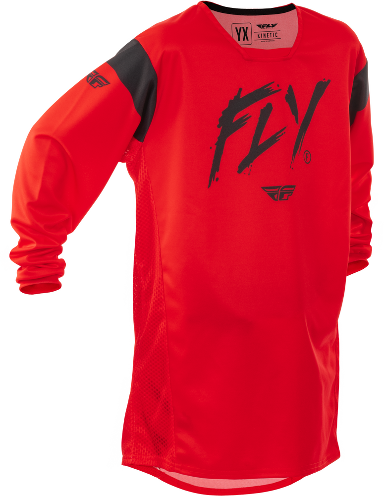 Jersey Fly Kinetic Stoke Rojo Negro 2025 Niño