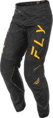 Pantalón Fly Kinetic Center Negro Dorado 2025