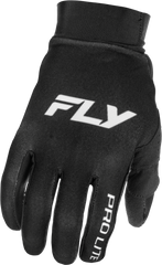 Guantes Fly Pro Lite Negro/Blanco Niño