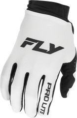 Guantes Fly Pro Lite Blanco/Negro Niño