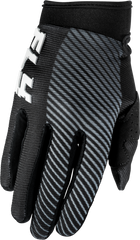 Guantes Fly F-16 Negro/Blanco Niño