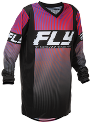 Jersey Fly F-16 Negro/Rojo/Purpura Niño