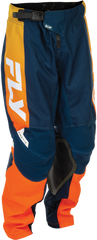 Pantalon Fly Kinetic Navy/Naranja Niño