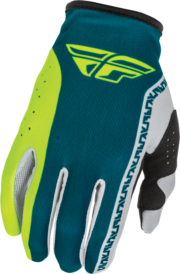 Guantes Fly Lite Gris/Lima/Teal Niño