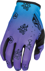 Guantes Fly Lite Outline Purpura/Azul/Negro