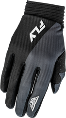 Guantes Fly F-16 Gris/Negro/Blanco Niño