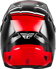 Casco Fly Kinetic Verdict Negro/Rojo/Blanco