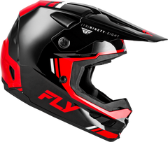 Casco Fly Kinetic Verdict Negro/Rojo/Blanco