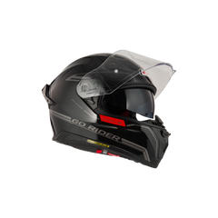 Casco NZI Go Rider Radikal Duo Nouveau Negro/Rojo