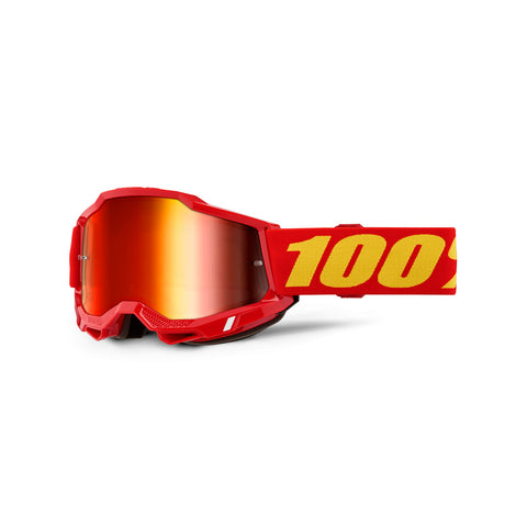 Goggle 100% Accuri 2 Naranja Lente Silver Espejo