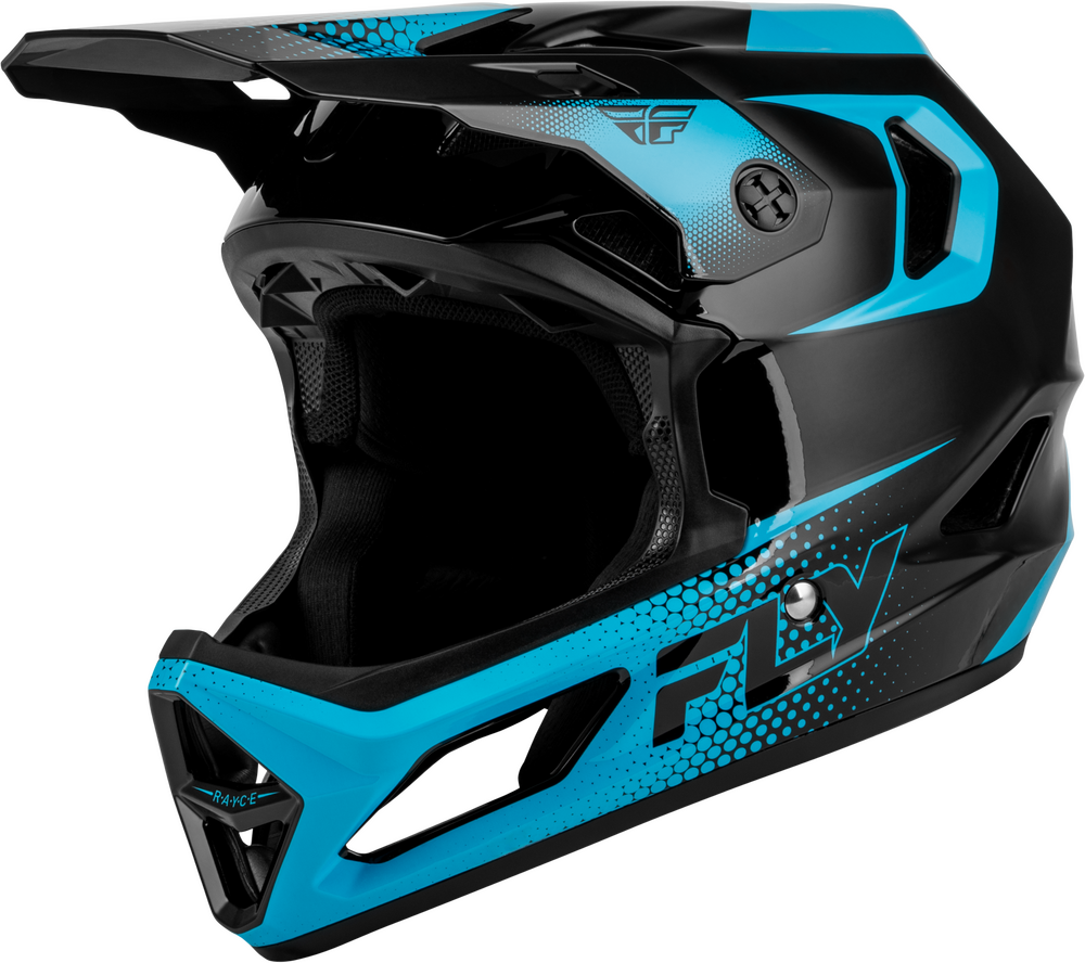 Casco Fly Rayce Sonar Negro/Azul Electrico