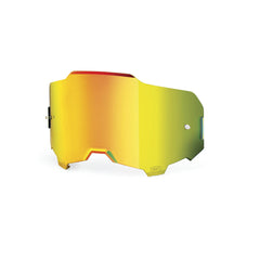 Lente Goggle 100% Armega Injected Dorado Espejo