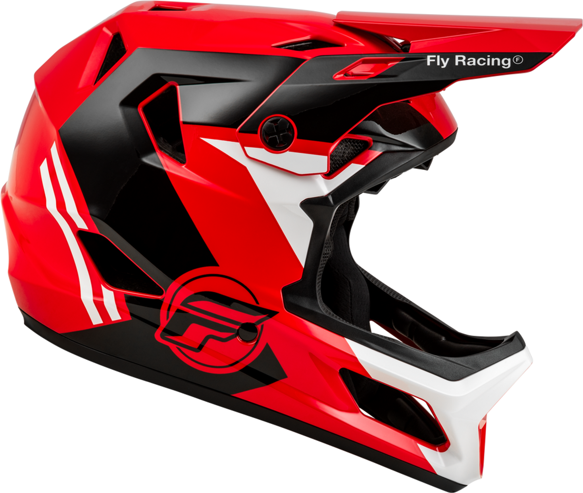 Casco Fly Rayce Rojo/Negro/Blanco