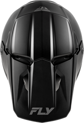 Casco Fly Kinetic Solid Negro Mate Niño