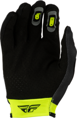Guantes Fly Lite Flake Gris/Hi-Vis/Negro