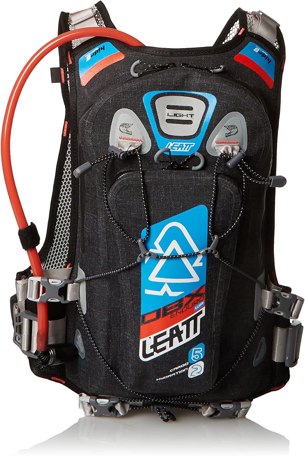 Morral Leatt Hidratacion DBX Enduro Lite 2.0 Negro/Azul/Naranja