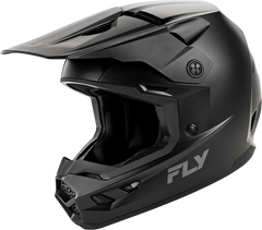 Casco Fly Kinetic Solid Negro Mate Niño