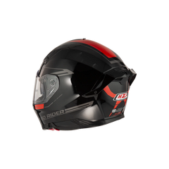 Casco NZI Go Rider Radikal Duo Nouveau Negro/Rojo