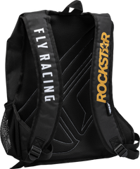 Morral Fly Jump Pack Rockstar Negro/Dorado