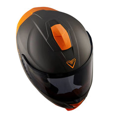Casco  Fibra Byte Stream Chroma Antracite/Naranja