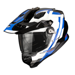 Casco Scorpion ADF-9000 Air Patrol Negro/Azul/Blanco