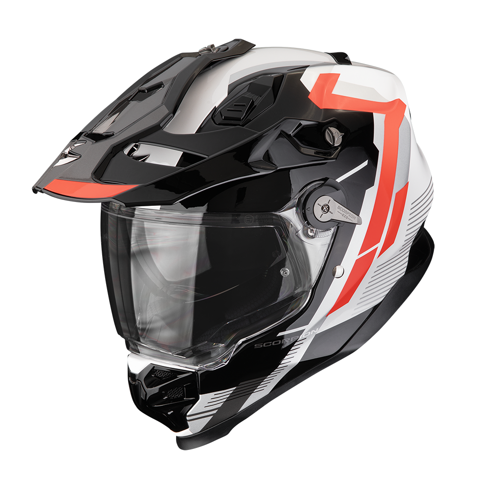 Casco Scorpion ADF-9000 Air Patrol Negro/Rojo