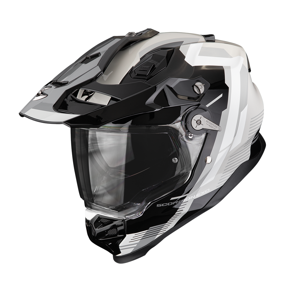 Casco Scorpion ADF-9000 Air Patrol Negro/Plata